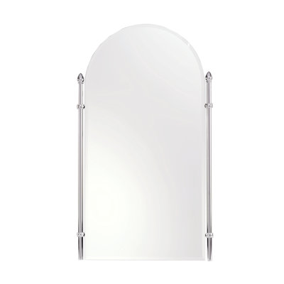Canterbury Flat Metal Beveled Wall Mirror