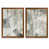 Toile avec cadre gris