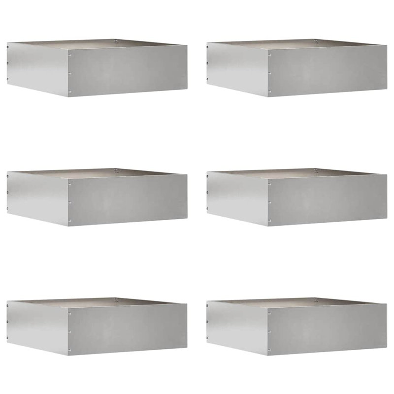 13 cm H Stainless Steel, 13cm H x 40cm W
