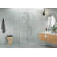 Halo 47 in. x 34.5 in. x 78 in. 90-degree Fully Frameless Glass Hinged Shower Enclosure-768498195