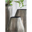 Vase en aluminium 9,5 x 5,5 x 12 po