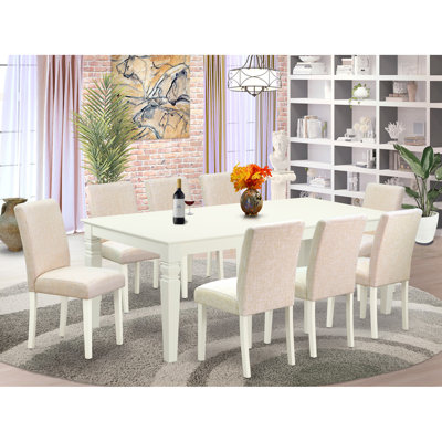 Beesley Extendable Rubberwood Solid Wood Dining Set by Darby Home Co