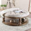 Table basse ronde en bois-707271457