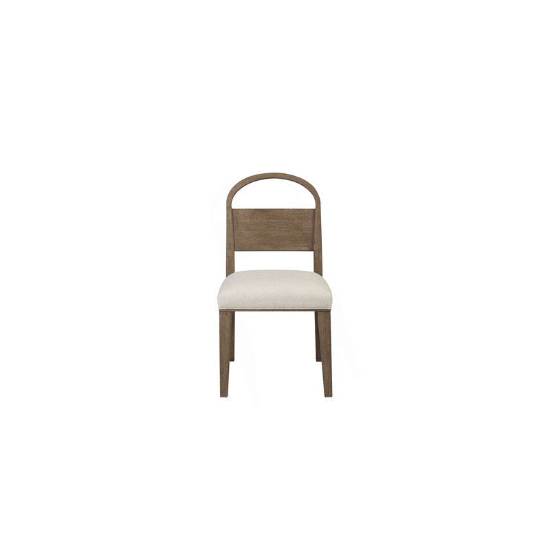 Wood Arch Back Chair - Cocoa/ White Sand (Set Of 2), Brown