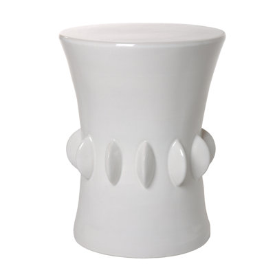 Moonya Ceramic Garden Stool by World Menagerie