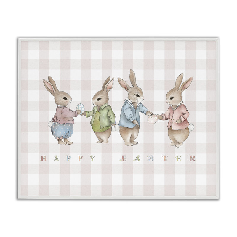Giclée de Pâques, lapins de Pâques, estampe numérique, par Leah Straatsma, H 24 po x l 30 po