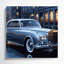 Transport, voitures de luxe classiques, art mural sur toile grise-152775812