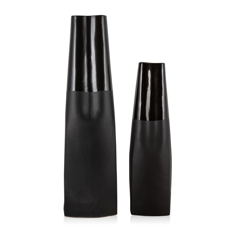 Ragnor Ceramic Floor Vase, Small, 30” x 8" x 6"