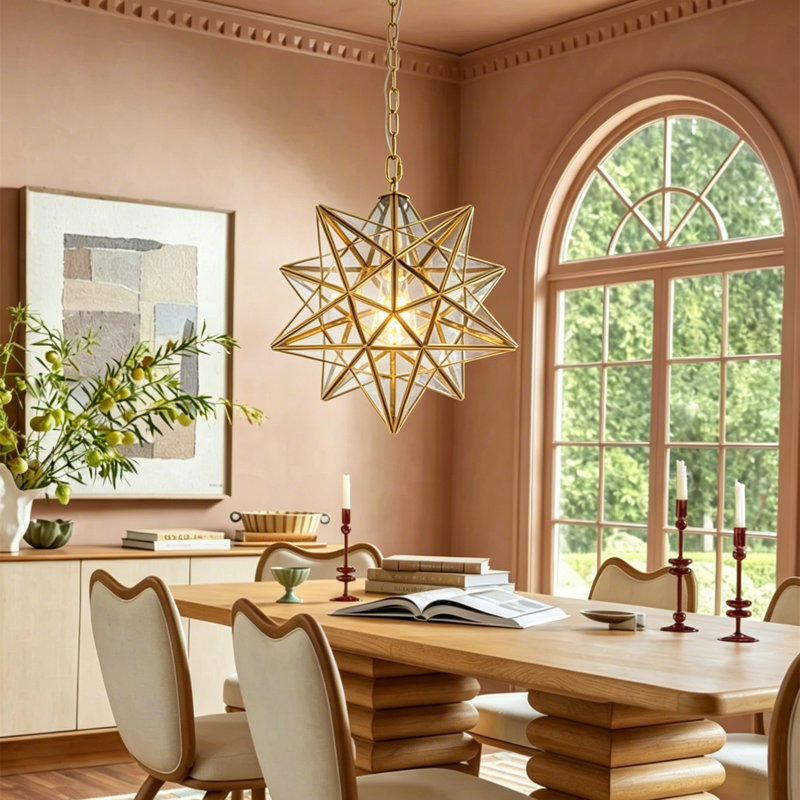 Luminaire suspendu pour îlot de cuisine 1 lumière Moravian