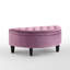 Rangement demi-cercle capitonné noir 44 po Venne-167025548