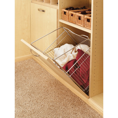 Rev-A-Shelf Steel Tilt Out Hamper for Custom Closet Systems