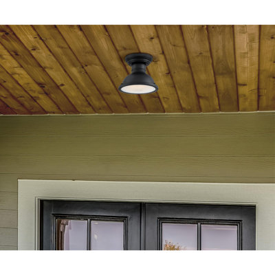 Orson 8.75'' W 1 - Bulb Outdoor Semi Flush Mount