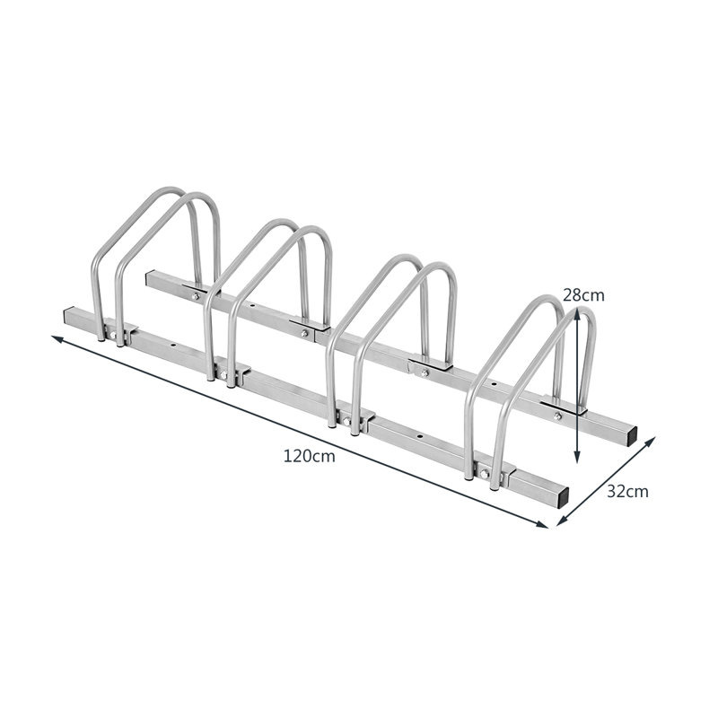 Steel Freestanding Multi-Use Bike Rack