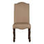 Chaise de salle à manger rembourrée latérale Hilliard-19006966
