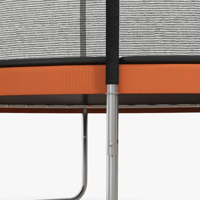 Trampoline de jardin rond avec enceinte sécuritaire Soozier