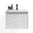 24" Wall Mounted & Floating Single Vanity with Ceramic Sink-175069235