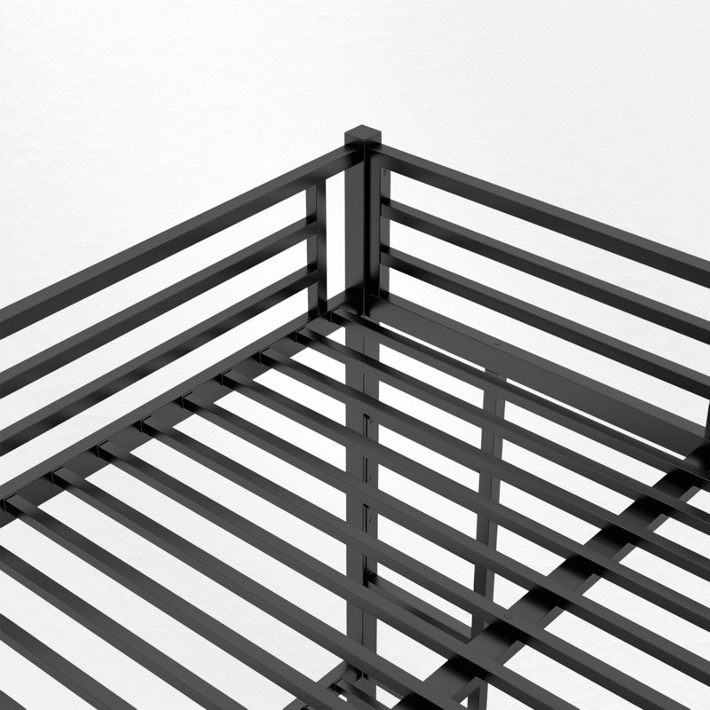 Metal Bunk Bed, Queen Over Queen