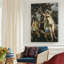 La chute de l'homme (Adan y Eva) - Toile tendue sur châssis par Titian-2096324664
