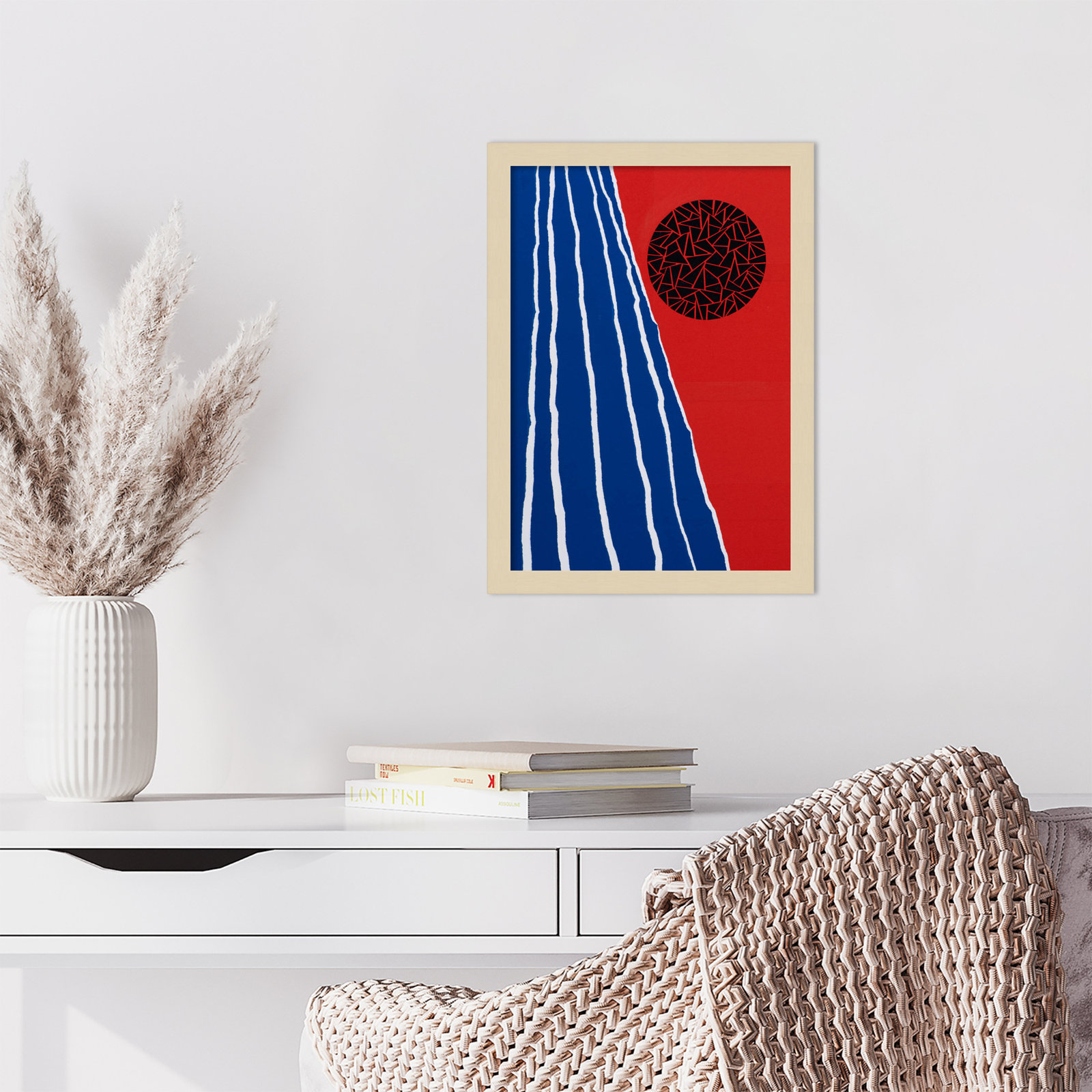 Orbis Factor Print by Alex Dunn, 17" H x 13" W x 1" D, Brown