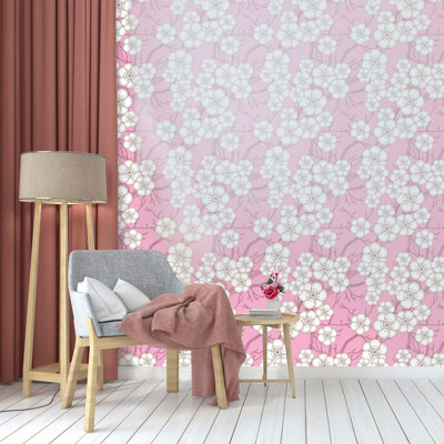 Rouleau de papier peint autocollant L 10,5 pi x l 24 po