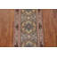 Tapis de couloir oriental géométrique Heriz Serapi noué à la main 3 x 12