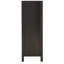 Commode de chambre à coucher en noir - Placage de bois massif, tiroirs à queue d'aronde et glissières de guide de meubles en métal stables, cadre