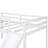 Twin Size Loft Bed In L-Shape With & Slide, White - Enjoyable L-Shaped Slide And Save Space Enjoy-1563261127