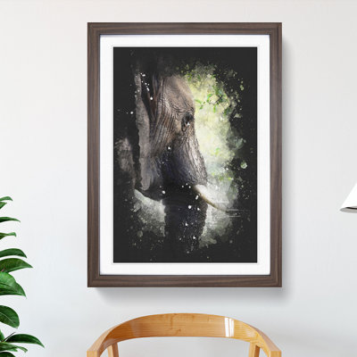 Elephant Vol.2 Paint Splash - Picture Frame Graphic Art