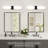 Set of 2 Hardwired Modern Bathroom Wall Sconces - Milky White Glass for Mirror & Hallway-377780961