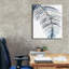 «Epic Graffiti» «Blue Feathered Palm 2» par Emma Scarvey, art mural sur toile, 26 po x 30 po-1886284708