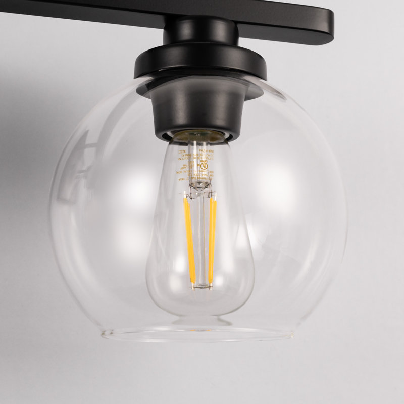 Éclairage pour meuble-lavabo à intensité variable Ventana, Noir mat, 3