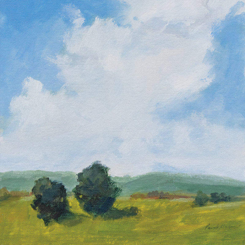 July Clouds by Pamela Munger - Wrapped Canvas Painting, 51cm H x 51cm W