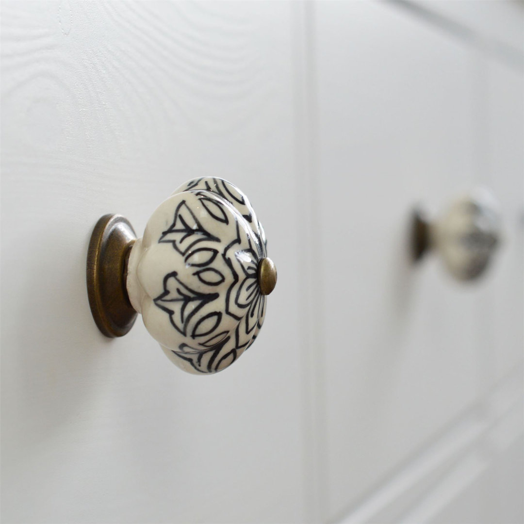 Nicola Spring - Floral Ceramic Cabinet Knobs
