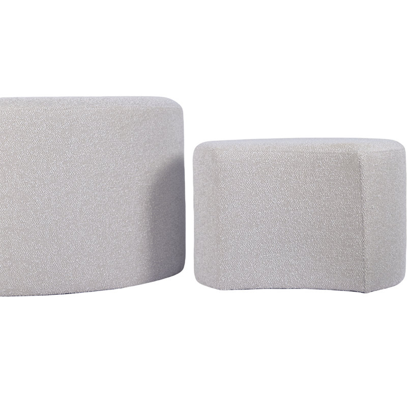 Upholstered Nesting Coffee Tables
