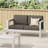 AVIARA LOVESEAT, durable frame