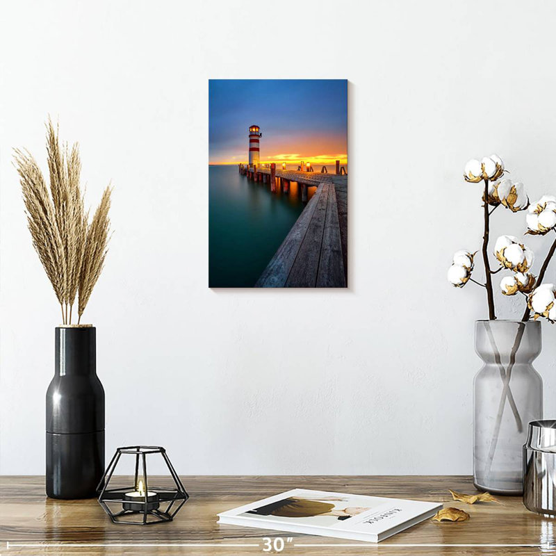 Aletra Podersdorf Lighthouse Jetty, 12" H x 8" W