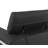 Dark Gray Genuine Leather Chair with Adjustable Headrests-50816704