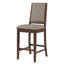 Chaise de comptoir rembourrée Allen Mango Oak (ensemble de 2)