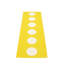 Vera Polka Dots Area Rug in Yellow/White-69435718
