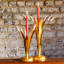 Forest Walk Wheat Candlestick - Gold-491443297