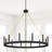 Madalyn 12 - Light Candle Style Wagon Wheel Chandelier-182085577