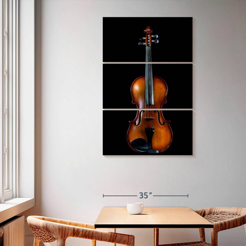 Abarca Violin Portrait, 65" H x 42" W