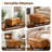 Rectangular Storage Ottoman Bench With Hinged Lid, Faux Leather Footrest For Living Room, Bedroom, Entryway, 28.5"X19"X17.5"-1045108562