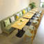 Banc de restaurant moderne et simple