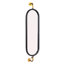 Swivel Wall Mount Metal Mirror with Brackets