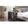 Adaija 18"W Nightstand with Charging Station, Farmhouse End Table with 2 Drawers & Open Storage
