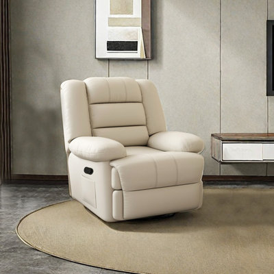 Fauteuil inclinable ergonomique en cuir