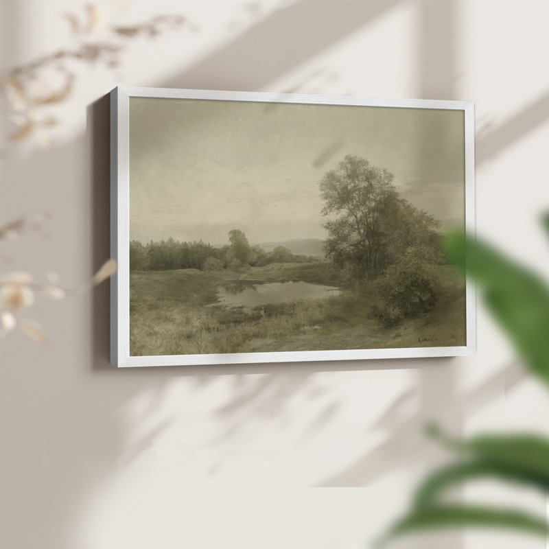 Paysages rétro-DCXC - reproduction encadrée, H 11 po x l 14 po, Blanc