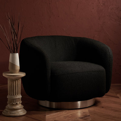 Taiquan Upholstered Swivel Armchair