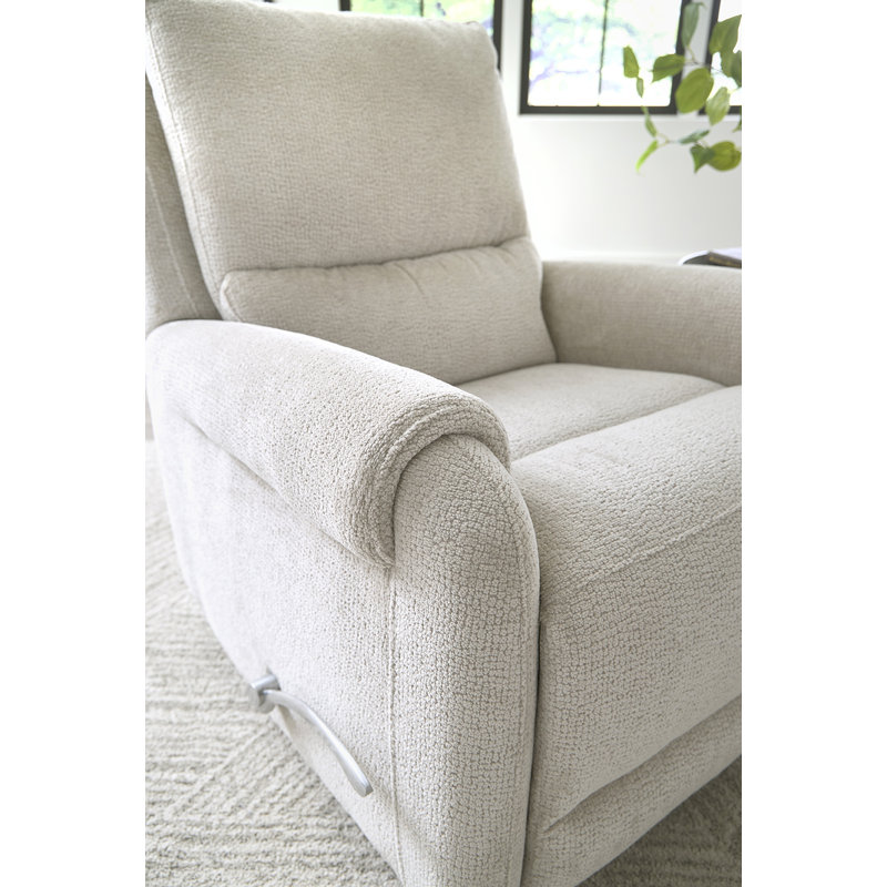 Fauteuil inclinable et oscillant manuel Alyre, Brume écru